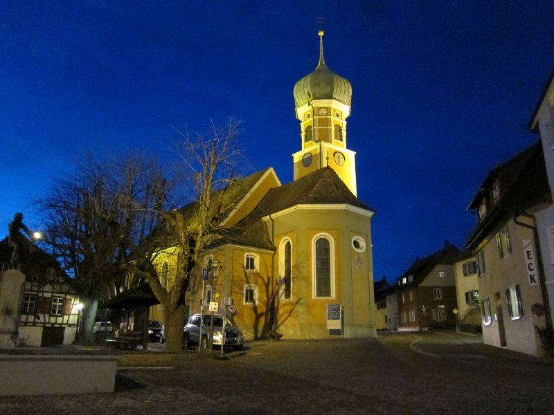 Die Nikolauskirche in Allensbach