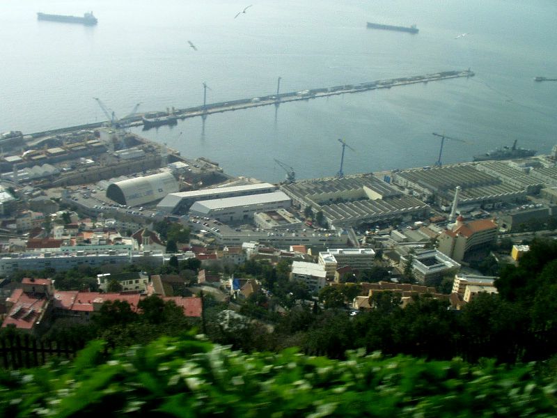 Blick auf Gibraltar