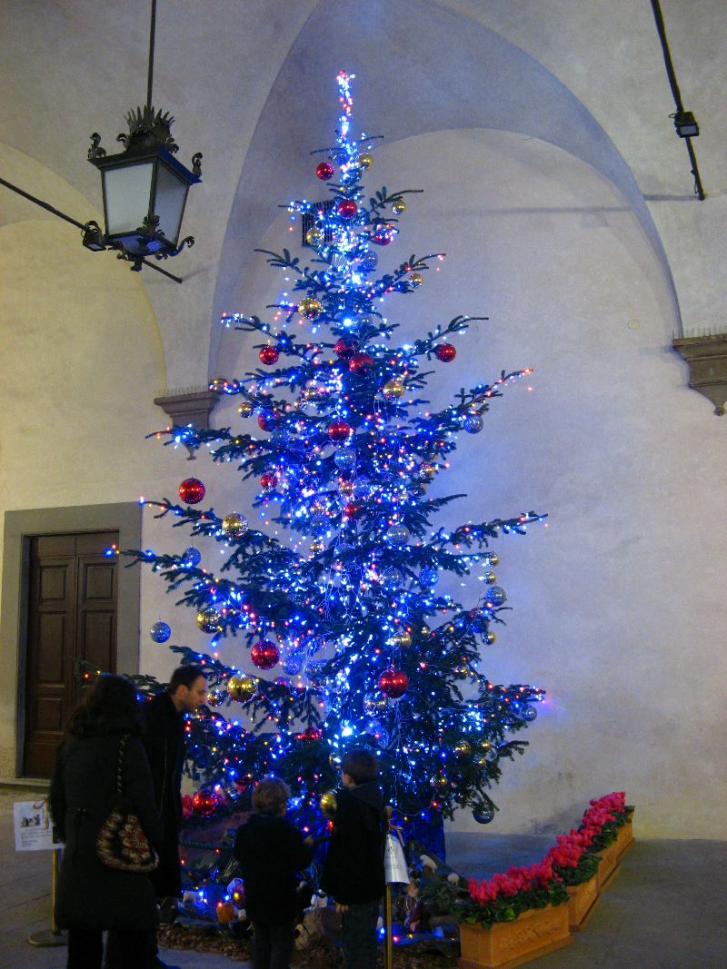 Christbaum im Palazzo Vecchio