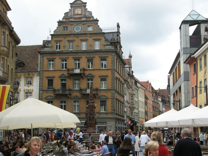 Marktstätte und Kanzleistraße in Konstanz