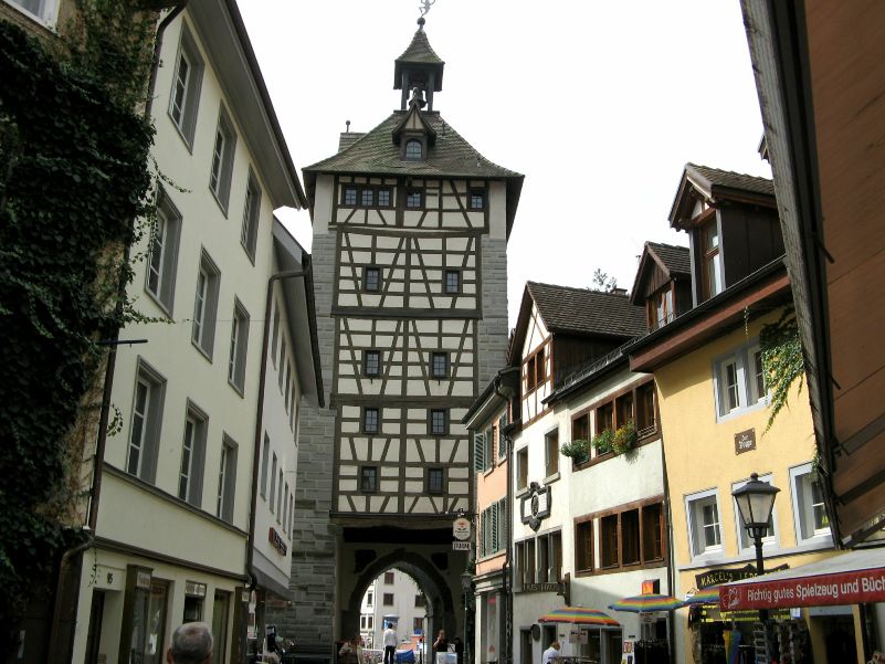 Hussenstraße und Schnetztor in Konstanz