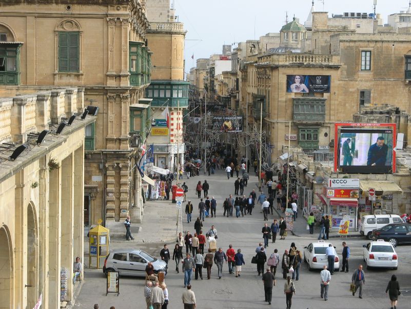 Malta, Valletta, Straße der Republik