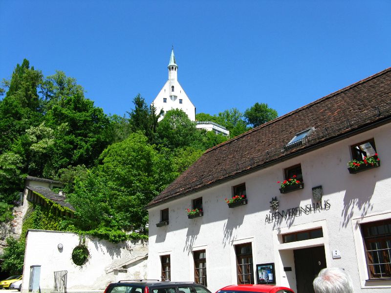 Stadt Steyr, Alpenvereinshaus und Taborturm