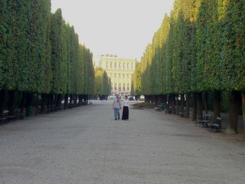 Schlosspark Schönbrunn in Wien