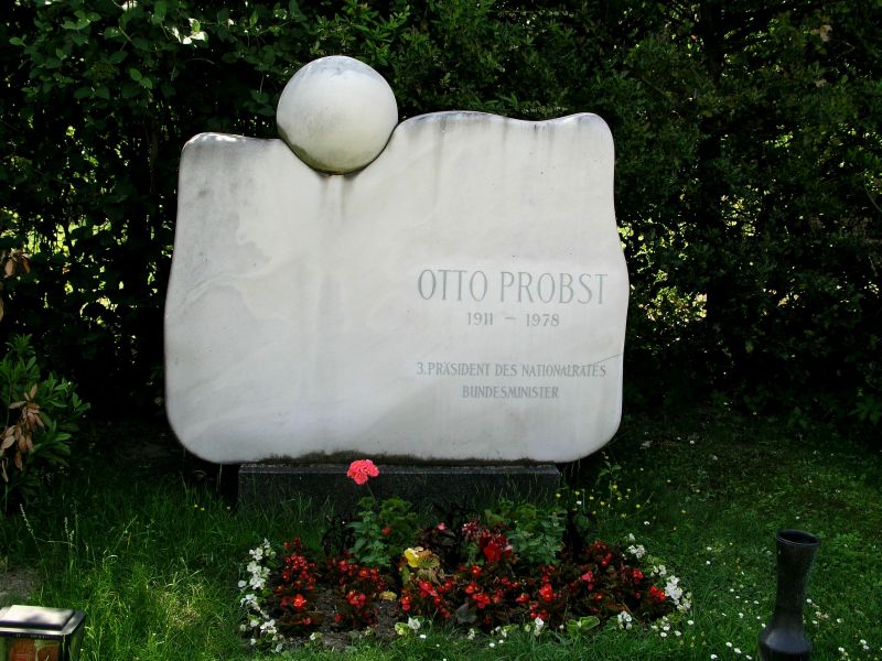 Grab von Otto Probst auf dem Wiener Zentralfriedhof