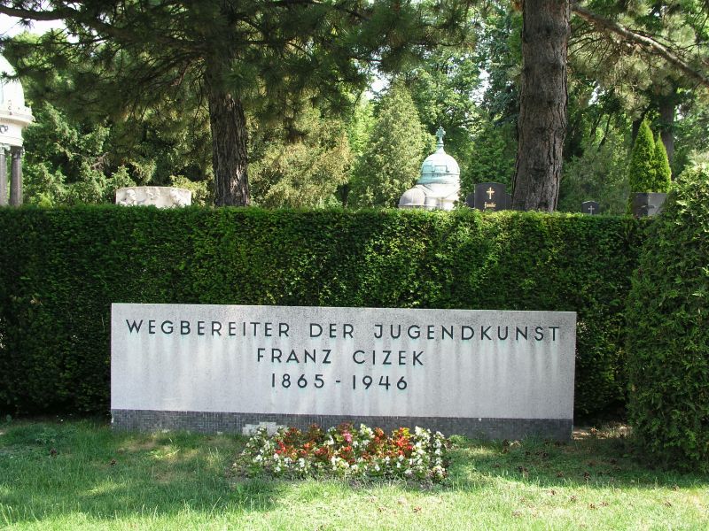 Grab von Franz Cizek auf dem Wiener Zentralfriedhof