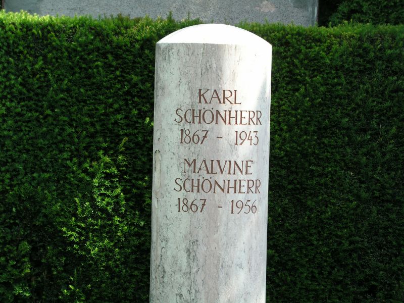 Grab von Karl Schönherr auf dem Wiener Zentralfriedhof