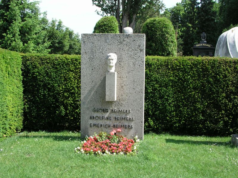 Grab von Georg Reimers und Emmerich Reimers auf dem Wiener Zentralfriedhof