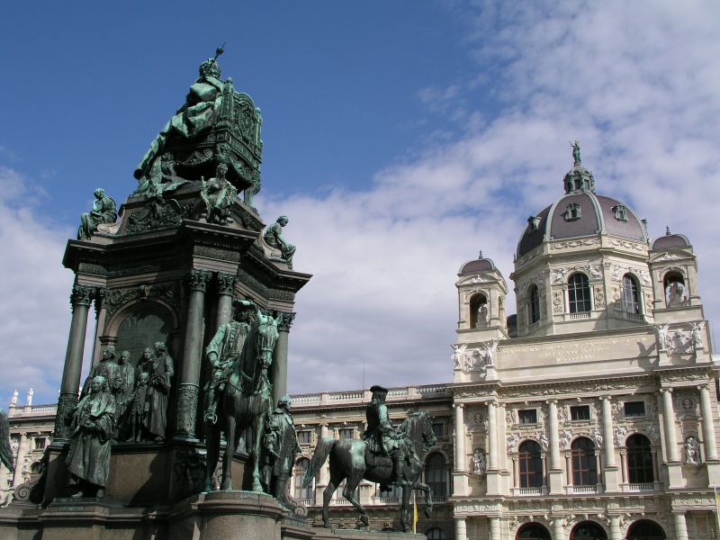Maria Theresien Denkmal und Kunsthistorisches Museum in Wien