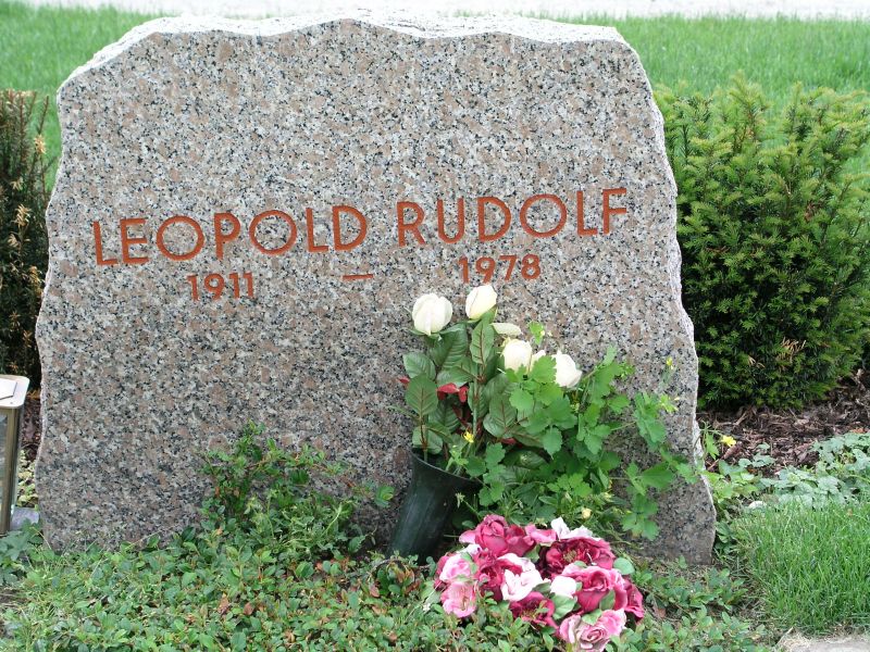 Ehrengrab von Leopold Rudolf auf dem Wiener Ehrenhain