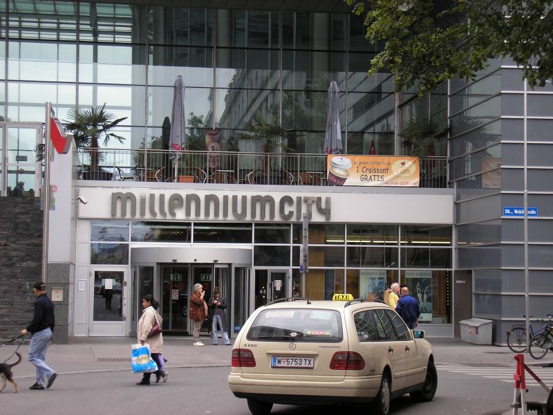 Milleniumcity Wien 20. Bezirk Handelskai