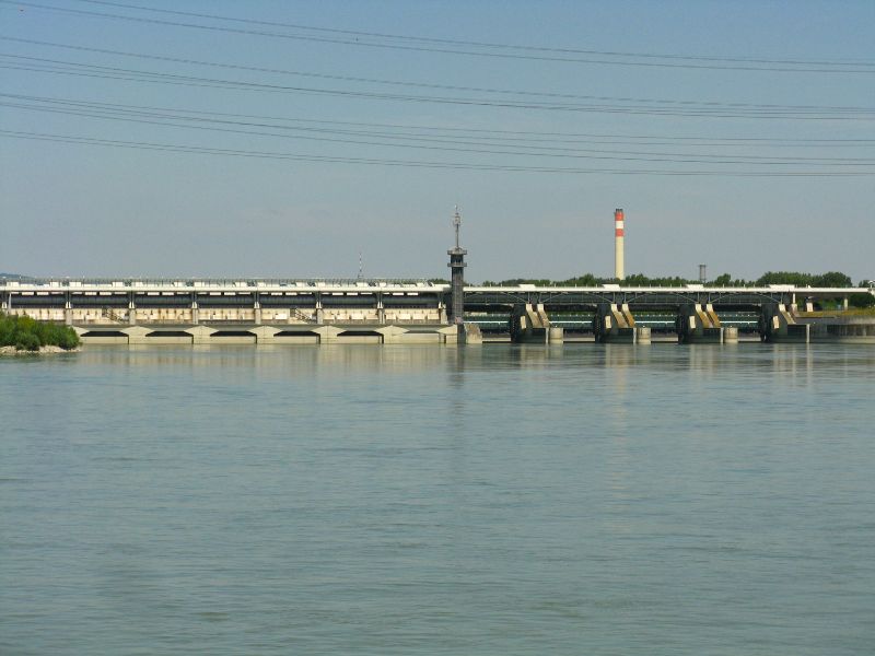 Wien, Donaukraftwerk Freudenau